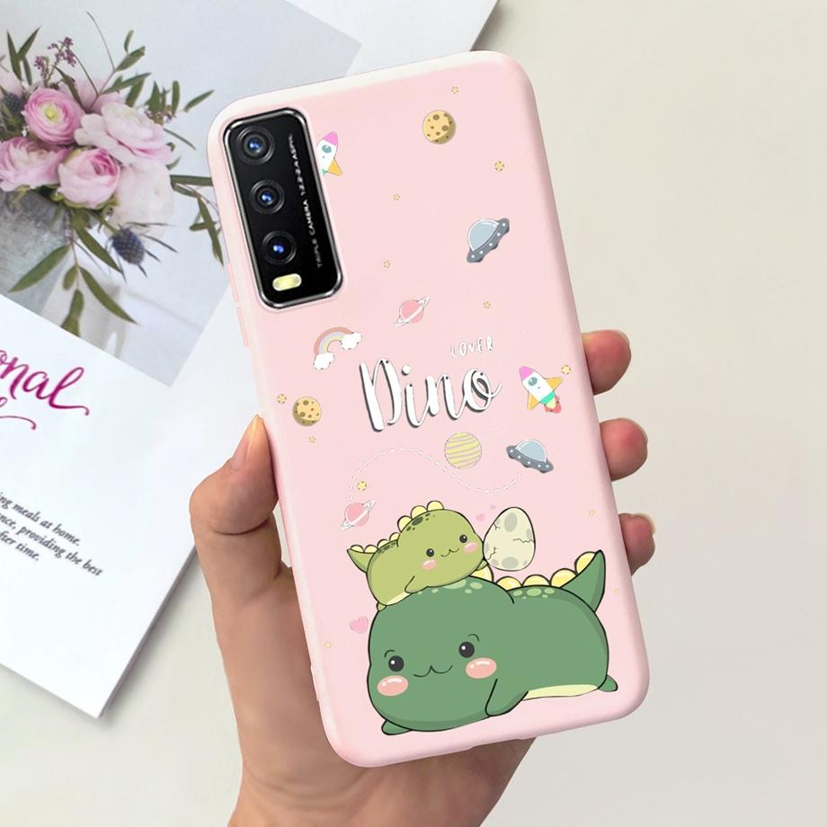 For Vivo V2027 Vivo V2028 Phone Case Space Man Moon Night Cartoon Soft Silicone Bumper Funda For Vivo Y11s Y12s Y20 Y20i Y20s