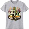 Musik T-Shirt DJ Lautsprecher Forever Grafik Rave Festival Tee