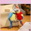 Plush Parrot Cartoon Toy With Pp Cotton Fill For Childrens Gift And Desktop Decor