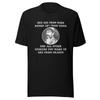 Humor Gender Roles T-shirt Short Sleeve 100% Cotton Unisex Crew Neck Top Unisex T-Shirt