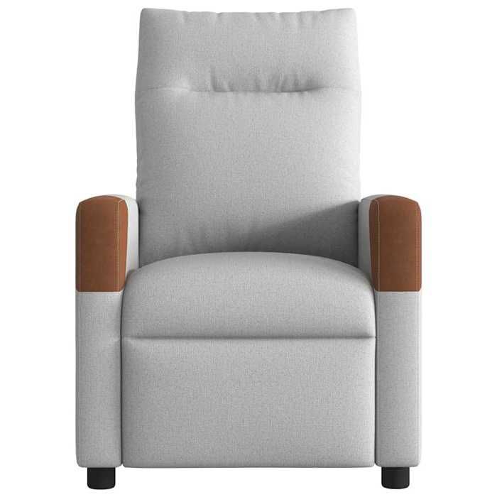 VidaXL Reclining Massage Chair Cloud Grey Fabric, Massage Chair, Armchair, Sofa Armchair, Office Chair 4104816