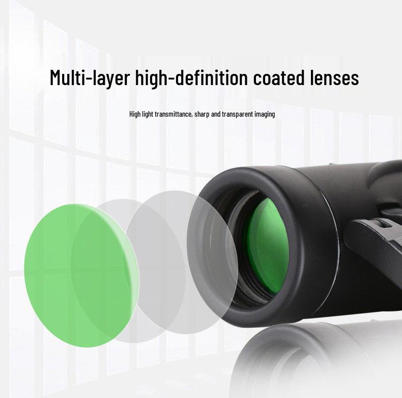 HD 500X25 High Magnification Portable Mini Binoculars for Outdoor Photography