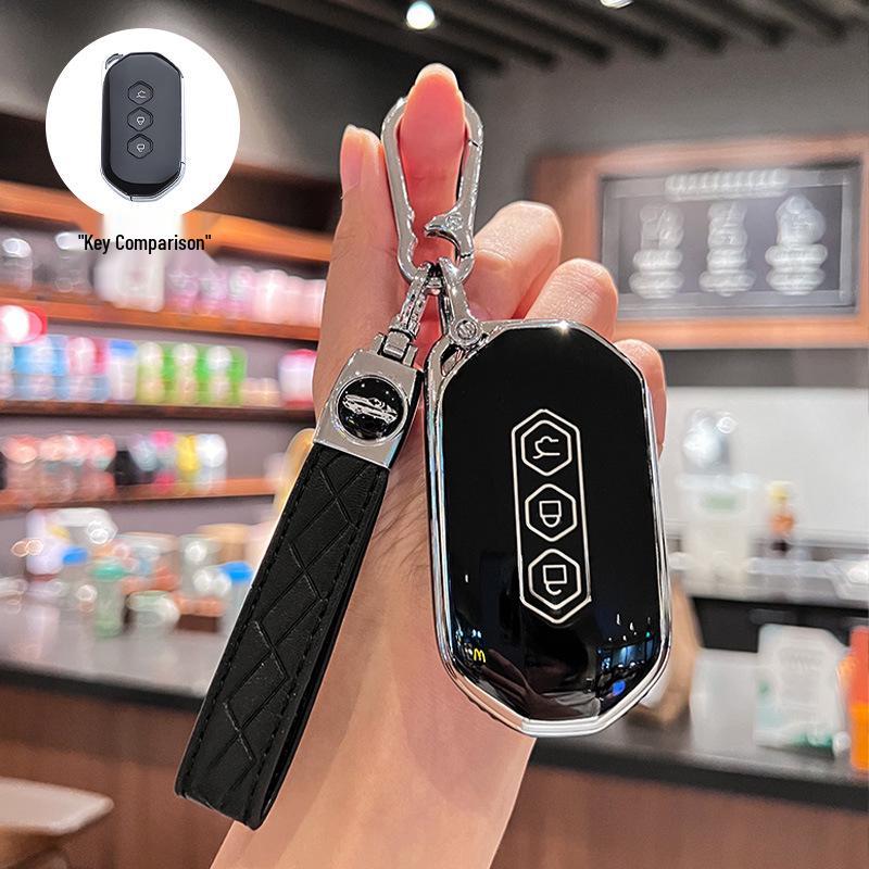 Herren Auto Schlüsselhülle für Wuling E5 Starlight, 730 Star Chaser und Star Cloud Jiachen Kaijie Modelle