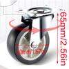 4pcs Heavy Duty Caster Wheels, Swivel Caster Wheels Without Brake, Omni-directional Wheel Furniture Hardware