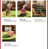 Handbemalte Harz Santa Claus Zakka Ornament für Desktop Mikro-Landschaft Dekoration