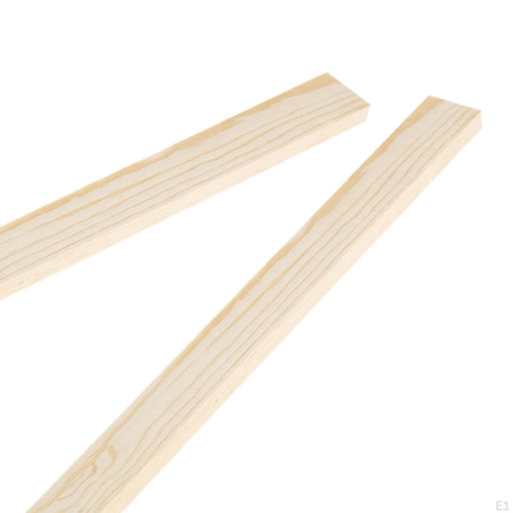 2 Dough Measuring Strips, Wooden Rolling Pin Guides, Noodle Cooking Ruler, Mud Stick Guide