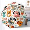 1pc Dogs, Cute Automatic Folding Umbrella - Portable Collapsible Design, 8-Rib Iron Frame, Durable Fabric Yy251125156