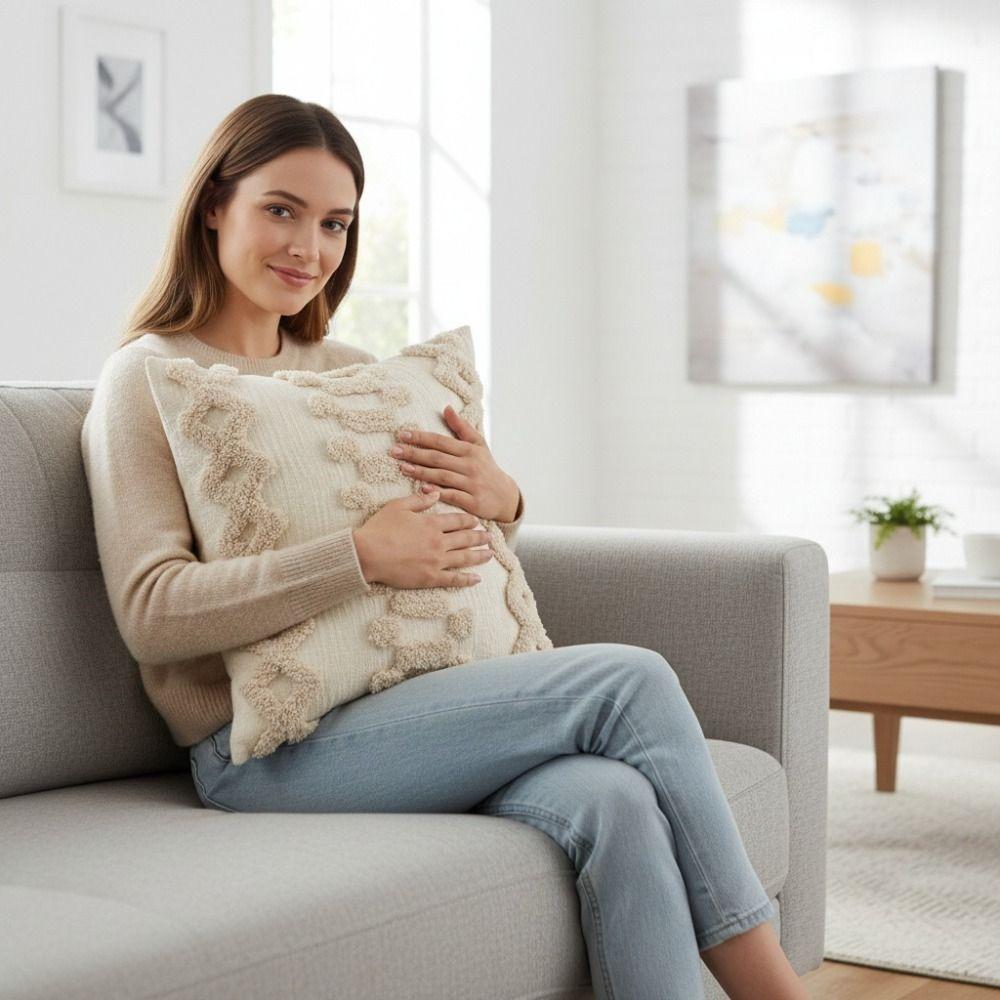 Wear-resistant Bohemian Fringe Pillow Cover Modern Pillow Case Throw Pillow Cover  Bedside