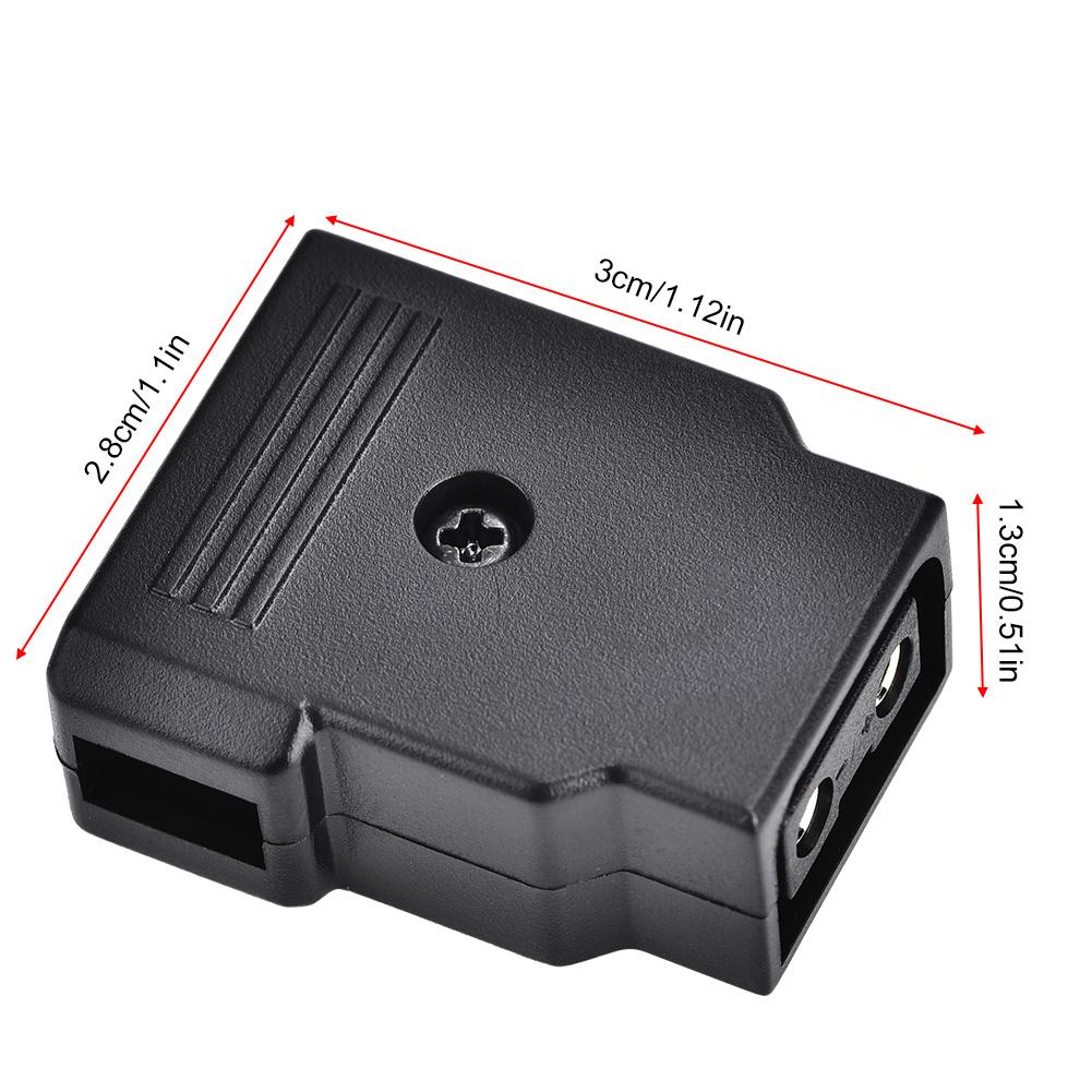 D Tap B Type Female Rewirable   Socket Plug Accessory for Anton V Mount Camera Battery
