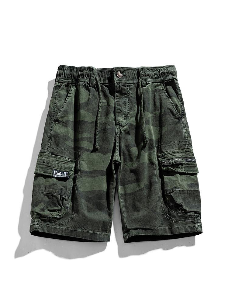 Men's Trendy Camouflage Shorts - Loose Fit, Plus Size, Mid-Length, Casual Summer Wear