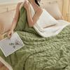 Warm Double Layer Fleece Blanket 180*200cm Nap Blanket European Style Plush Blanket  Bedrooms