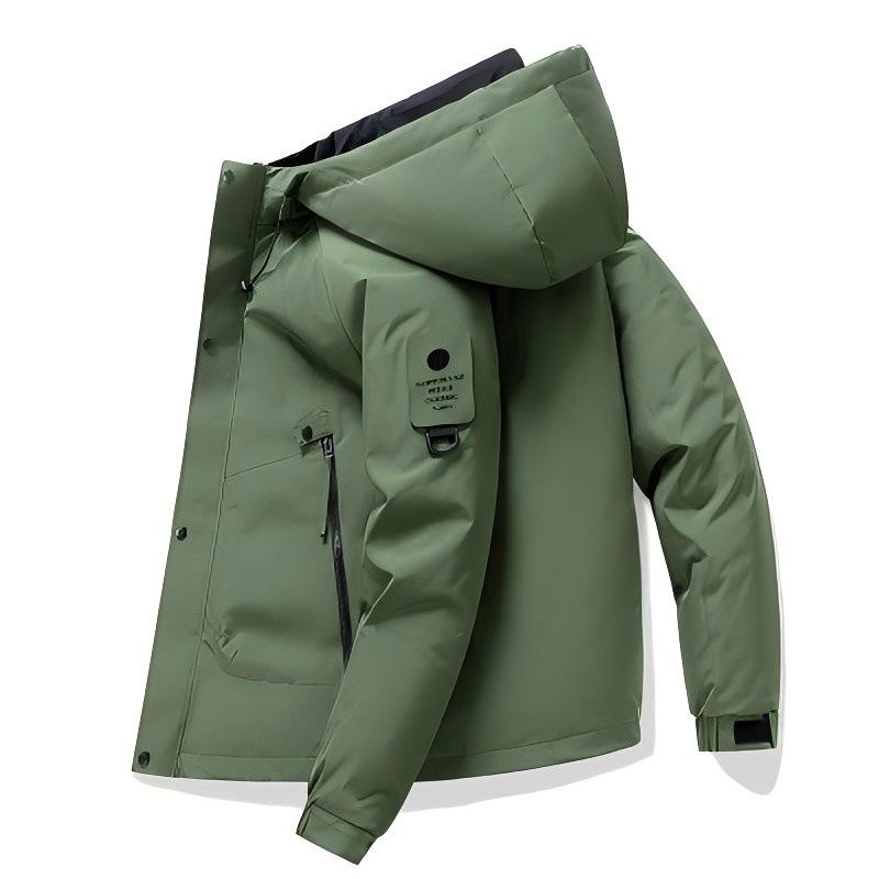 Men's New Winter Graphene Thickened Warm Hooded Jacket - Trendy Cotton Coat for Couples