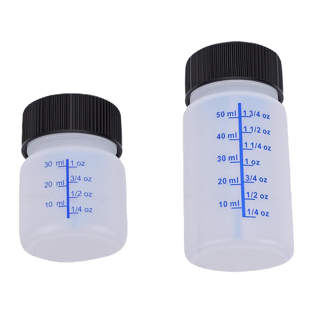 120 Pcs Touch Up Paint Bottles Reusable 2oz 1oz Plastic Paint Containers for Wall Car Furniture Repair