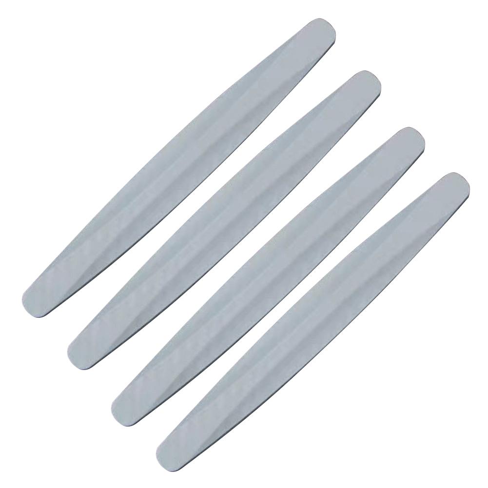 4Pcs Car Bumper Anti-collision Strips Door Body Scratch Automotive Protective Tape Strips Door Guard Lip Stickers Car Accessorie Interior Mirrors 6