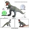Large Soft Jurassic Dinosaur Toy - Tyrannosaurus Rex, Titanosaur & Brachiosaurus Models for Kids' Cognitive Learning