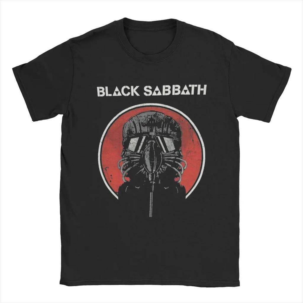 Schwarzes Cool Sabbaths T-Shirt Herren Freizeit 100% Baumwolle T-Shirt Rundhals Kurzarm T-Shirt