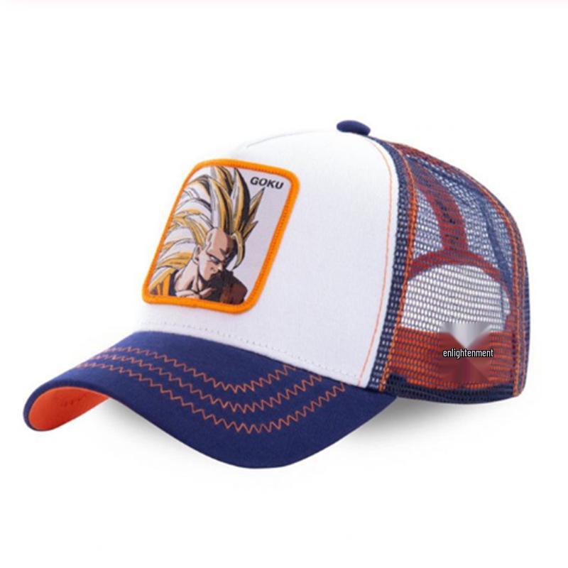 Dragon Ball Goten & Master Roshi Anime Snapback Cap - Unisex Hip Hop Trucker Hat