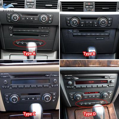 Piano Black Car-styling Interior Central Air Conditioner CD Control Panel Frame Trim For BMW 3 Series E90 E92 E93 2005-2012
