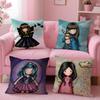 Cartoon S-Santoro Gorjuss Cushion Cover Comfortable Reversible Pillow Cover Ideal for Car Sofa Bedroom & Beyond