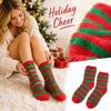 Women's Christmas Mid-Calf Socks with Christmas Tree Pattern, Festive Holiday Socks for Women, Novelty Winter Sock for Daily Wear and Gift Exchange