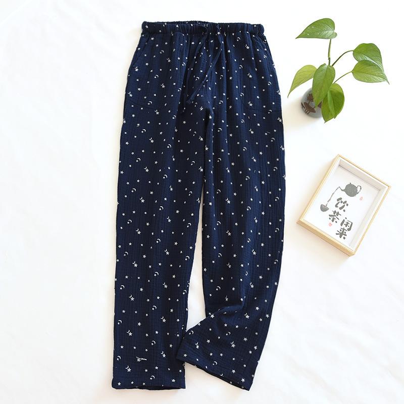 

Women s Sleeping Pants Casual and Homewear Loose Fit for Spring and Summer Pants XL темно-синього кольору