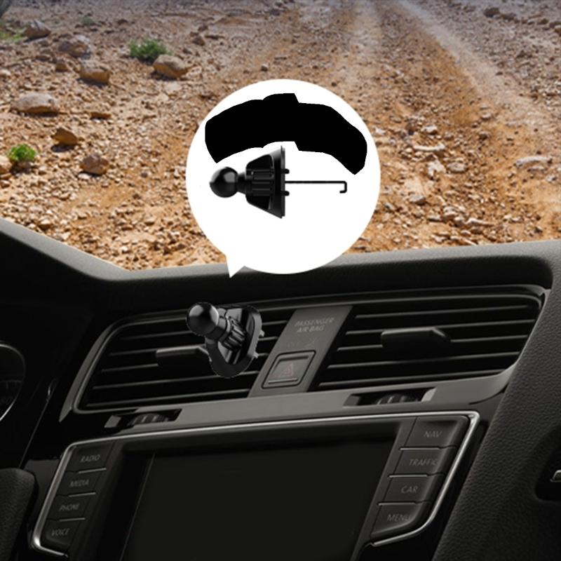 360 Degree Rotatable 17mm Ball Head Joint Mounting Base Suitable For Adjustable Car Dashboard Phone Holder Stand Adapter