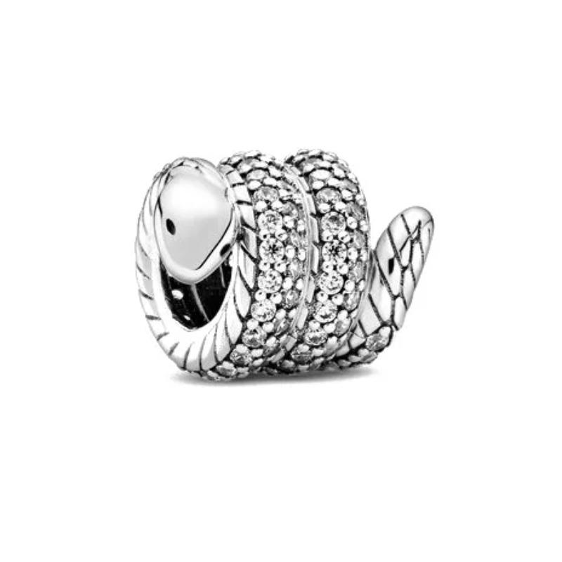 Newest 925 Silver Charm Bracelet Forest Animal Series Jewelry for Women Kangaroo Owl Swan