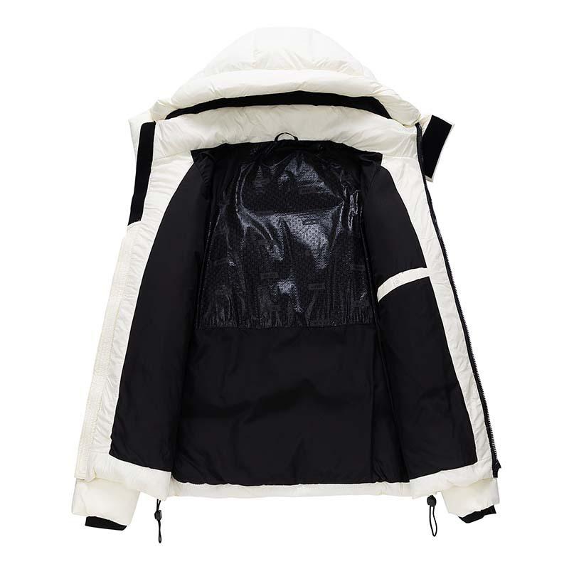 Winter New Down Jacket Men's Thickened White Duck Down Youth Warm Hooded Bread Jacket Men's Jacket