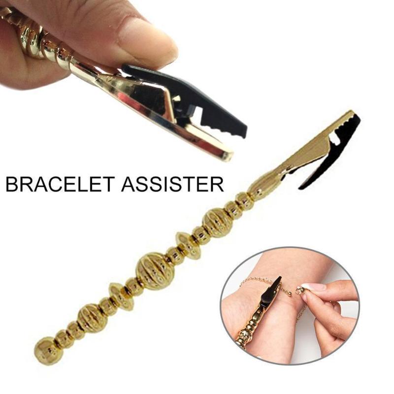 1 Stück Schmuck Tragehilfe Armbandclip für Armbandverschluss Helfer/ Praktisches Armband Einfache Praktische Hilfe für Armband