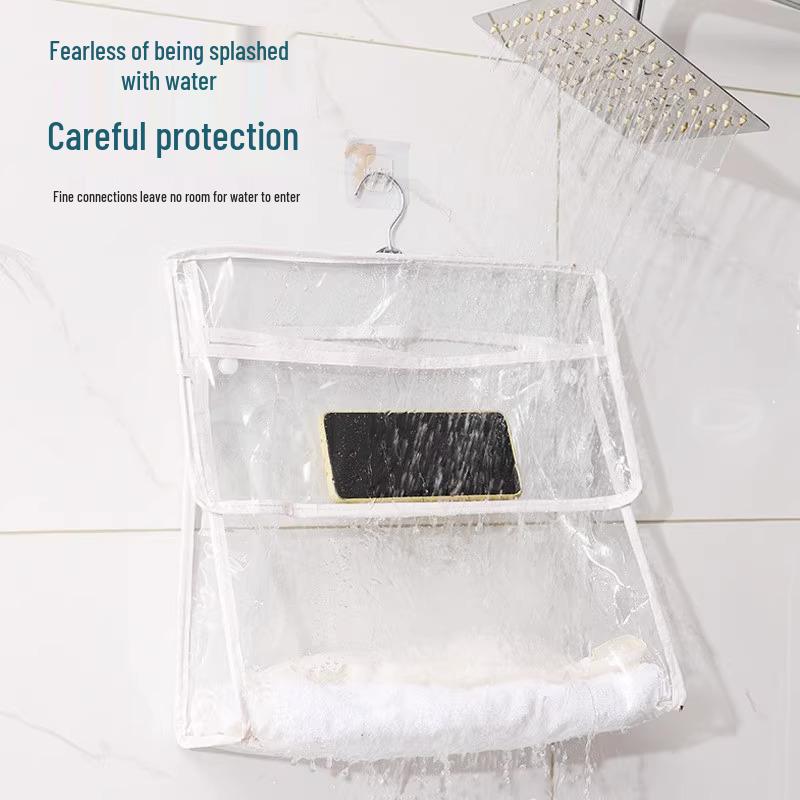 Waterproof Hanging Clothes Storage Bag for Bathroom & Shower