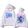 Arcane Jinx Cute Cartoon Printed Harajuku Kawaii Long Sleeve Manga Folding Clothing Moletom Fashion Spring and Autumn Hoodie