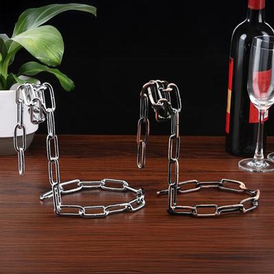 Portabottiglie di Vino Stile Moderno Placcatura in Ferro Rastrelliera per Vino Facile da Pulire Supporto da Banco per Vino Bar Domestico Decorazione Cucina