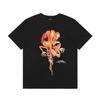 24S grenzüberschreitende Trendmarke Travis Scott Utopia Joint-Album geometrisches Graffiti kurzärmeliges T-Shirt Herren und Damen halblang