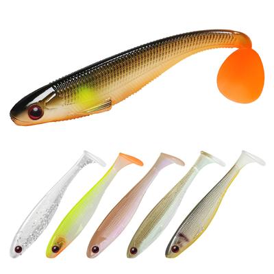 TRUSCEND Fishing Lures Bass Trout Lures Paddle Tail Swimbait Soft Plastic Fishing Bait Freshwater Saltwater Jigging Bass Crappie Wallie Lure Gear