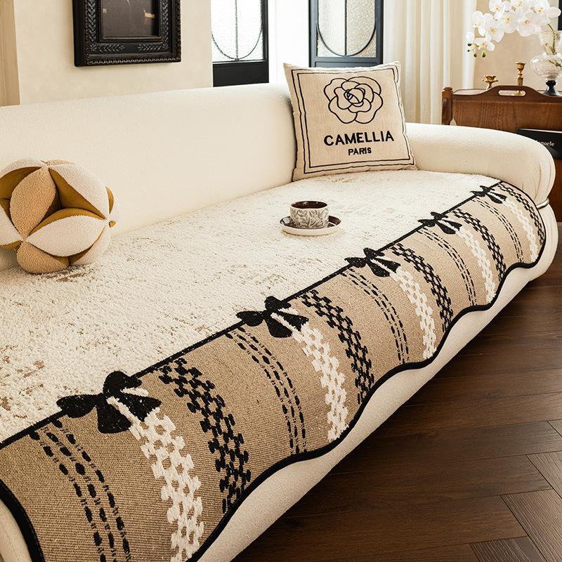 Alien Sofa Cover Cloth Fixed Anti Slip Sofa Cushion Cover Anti Cat Scratch One-piece Thickened Warm Autumn and Winter New Style 70x70cm
