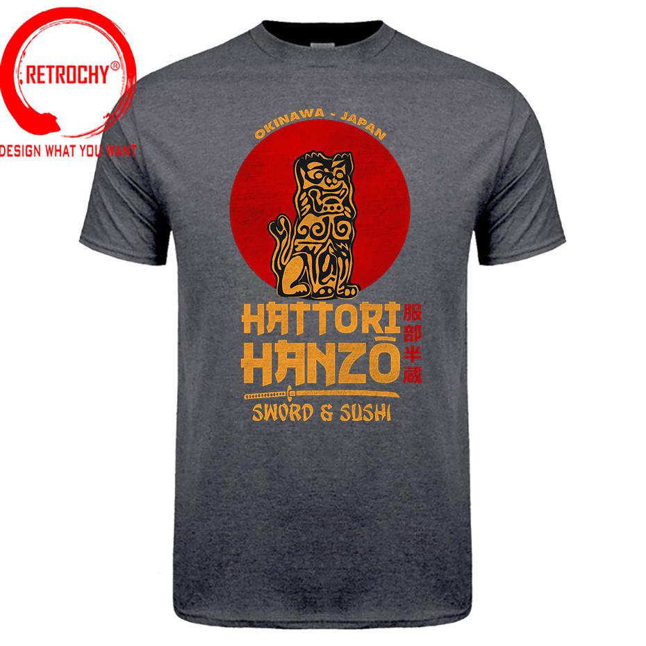 Unisexs Hattori Hanzo Sword And Sushi Quentin Tarantino T Shirt Unisex Harajuku Classic Tees For Unisex Unisex Casual Tee Shirt Tops Tees