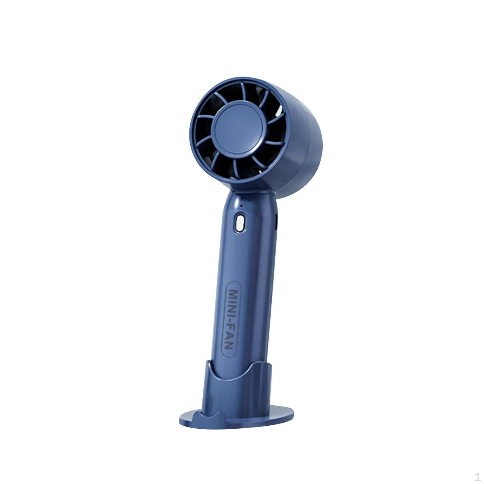 3 Speed Handheld Fan Mini Lightweight синий
