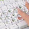 32/64/128Pcs Long Nails Keyboard Stickers Women Raised Keyboard Bubbles Clear Nail Art Typing Sticker Laptop PC Keyboard Covers
