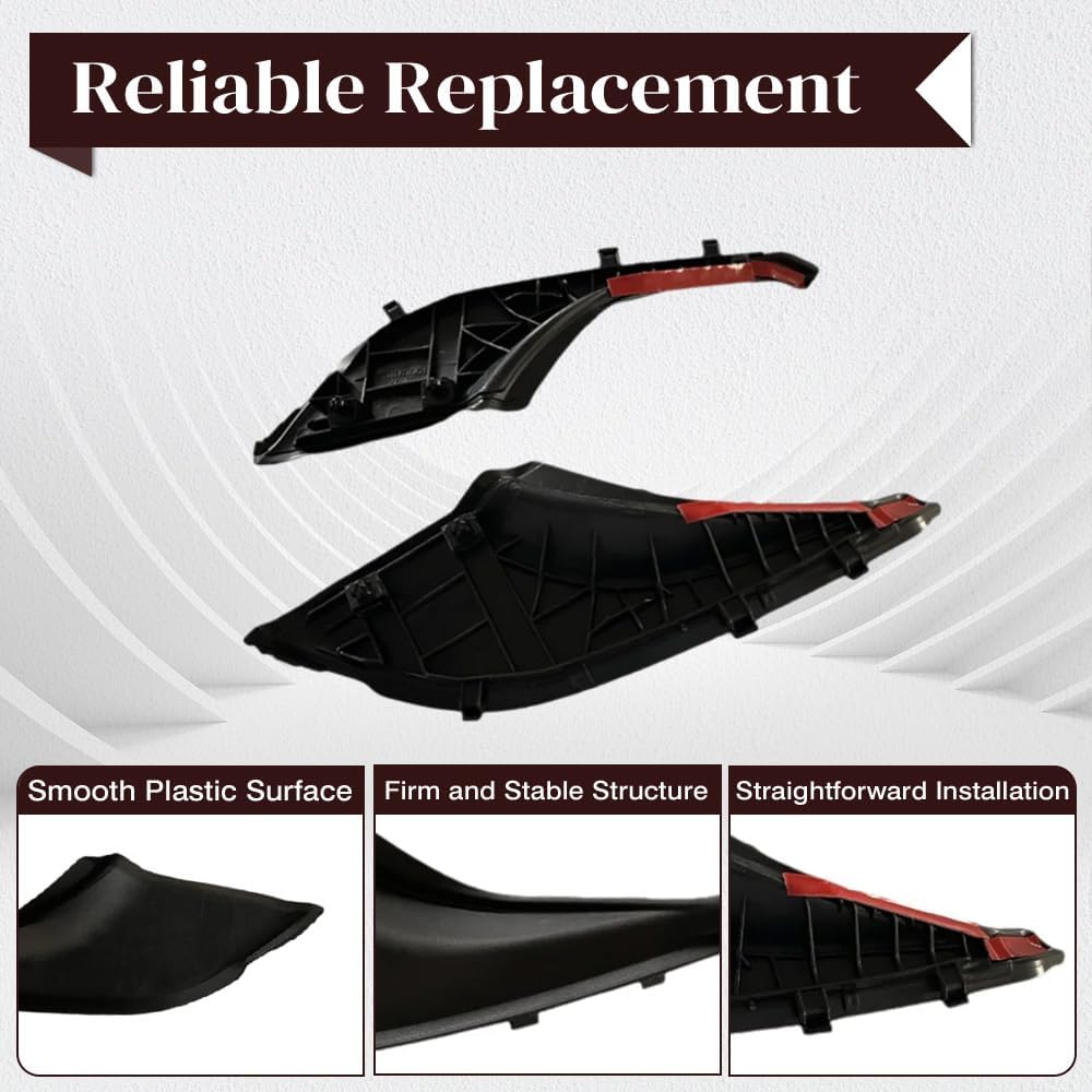 Front Fender to Cowl Side Seal Trim Cover, Replaces 53824-12011, 53823-12021, Compatible with Toyota Corolla Japan Axio 2012–2014, 2 pcs