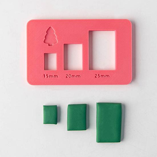1/3Pcs Christmas Tree Mold Holiday-Themed Design Small Tree Mold Earrings Pendants Mold