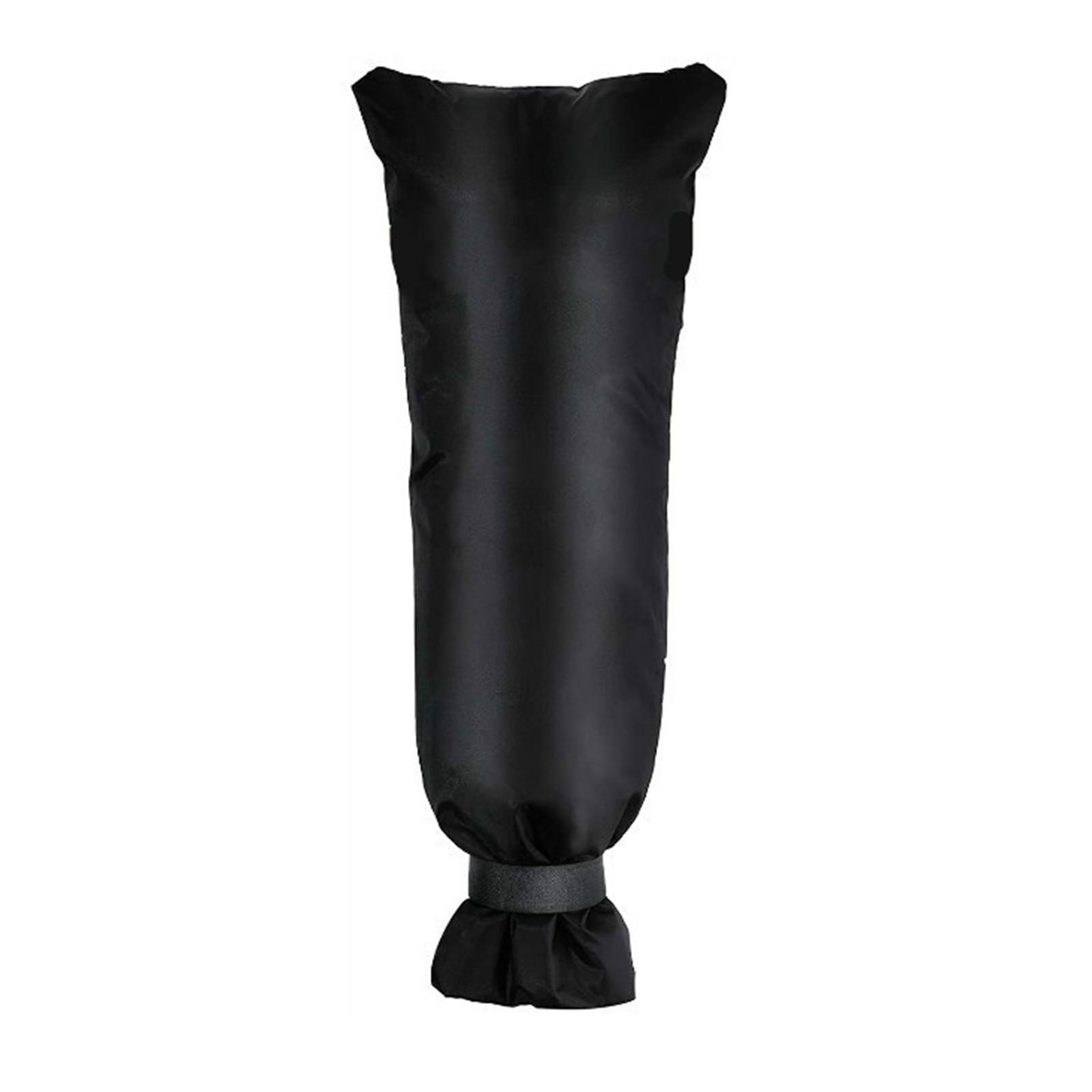 Extended Outdoor Faucet Cover For Park Hydrant Insulation Thin Insulated Sprinkler Antifreeze Kitchen Faucet Out Stainless Steel чёрный