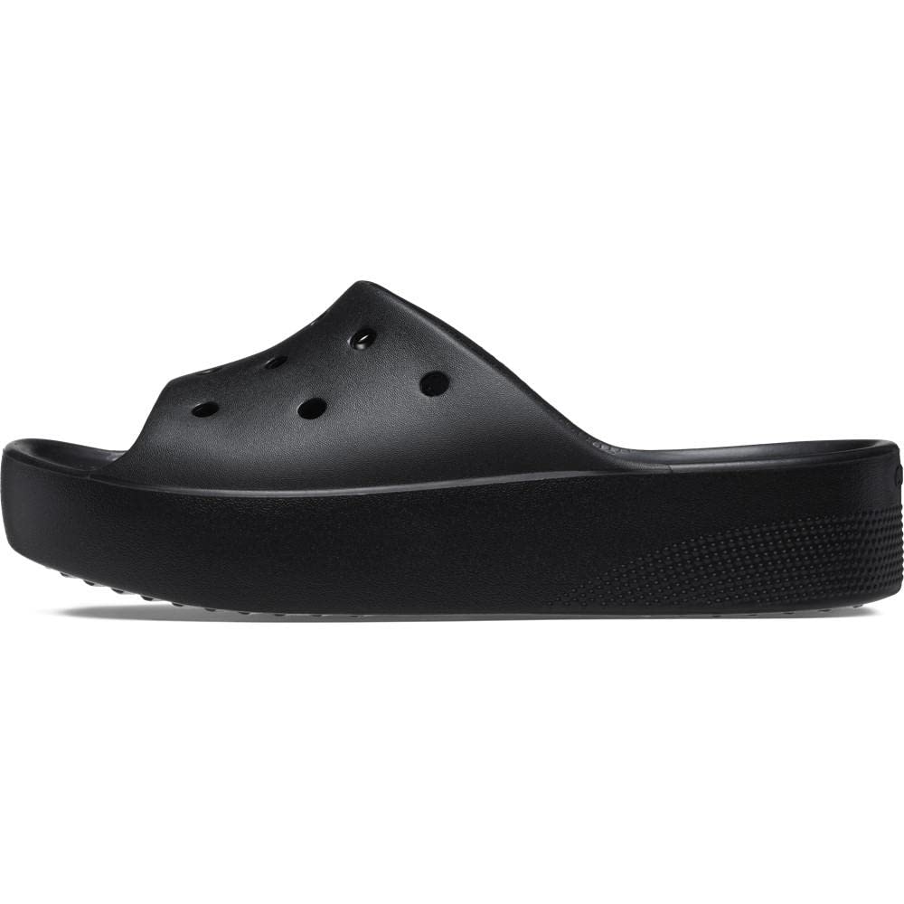 Crocs Classic Platform Slide 25cm Women's Sandals, Black,