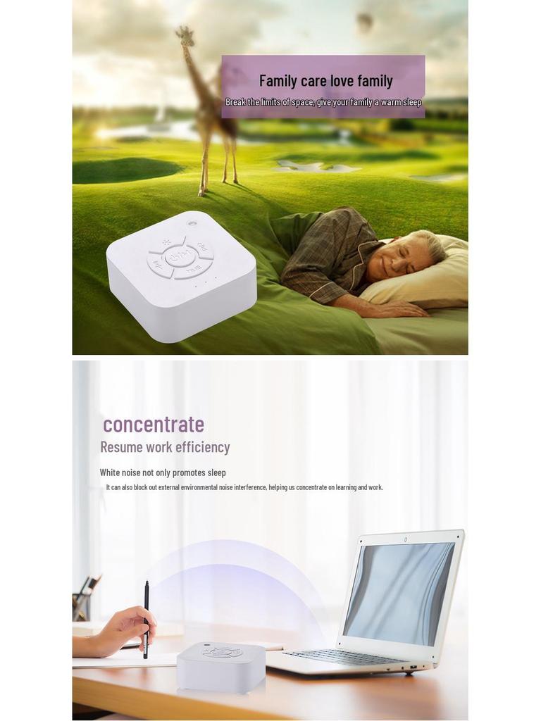 White Noise Sleep Aid & Music Machine for Children and Babies