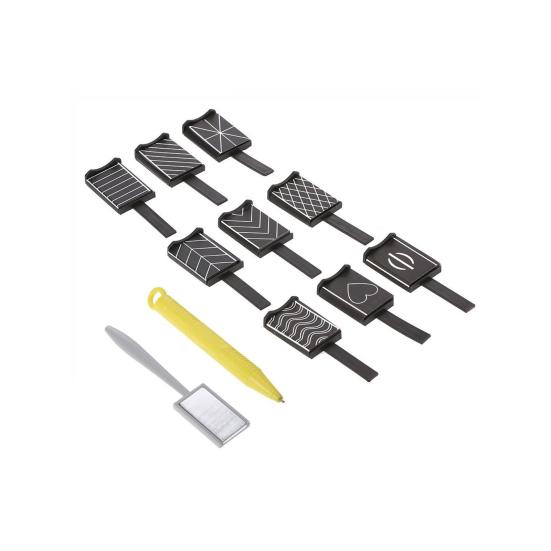 9/12Pcs Nail Magnet Tool 3D Cat Eyes Gel Polish Double-Head Magnetic Stick Rod Wand Board Pen Home DIY Salon Nail Art Manicure Tool Accessories