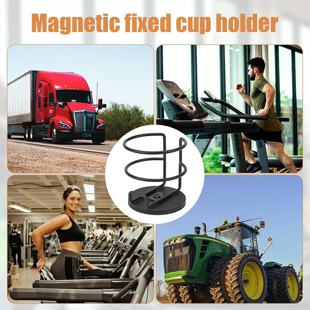 2025 New Magnetic Cup Holder Metal Drink Stand For Bottle Storage Universal Bracket Iron Beverage Rack Cup Fixing Stand Vehicle