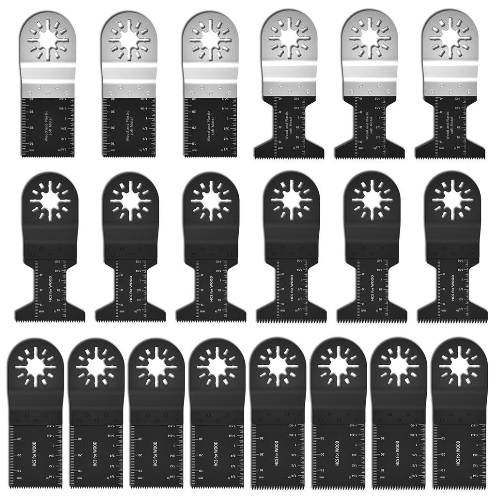 20-100Pcs Multi-Function Oscillating Blade Renovator Saw Blades Multi Power Tools Accessories Precision Universal Cutter Blade