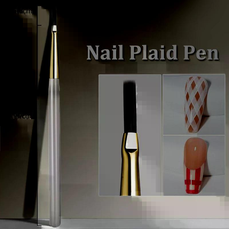 Nail Art Painting Brush Acrylic Lines Pen Stripes Grid Flower Butterfly Drawing Watercolor Brushes UV Gel DIY Design Manicure