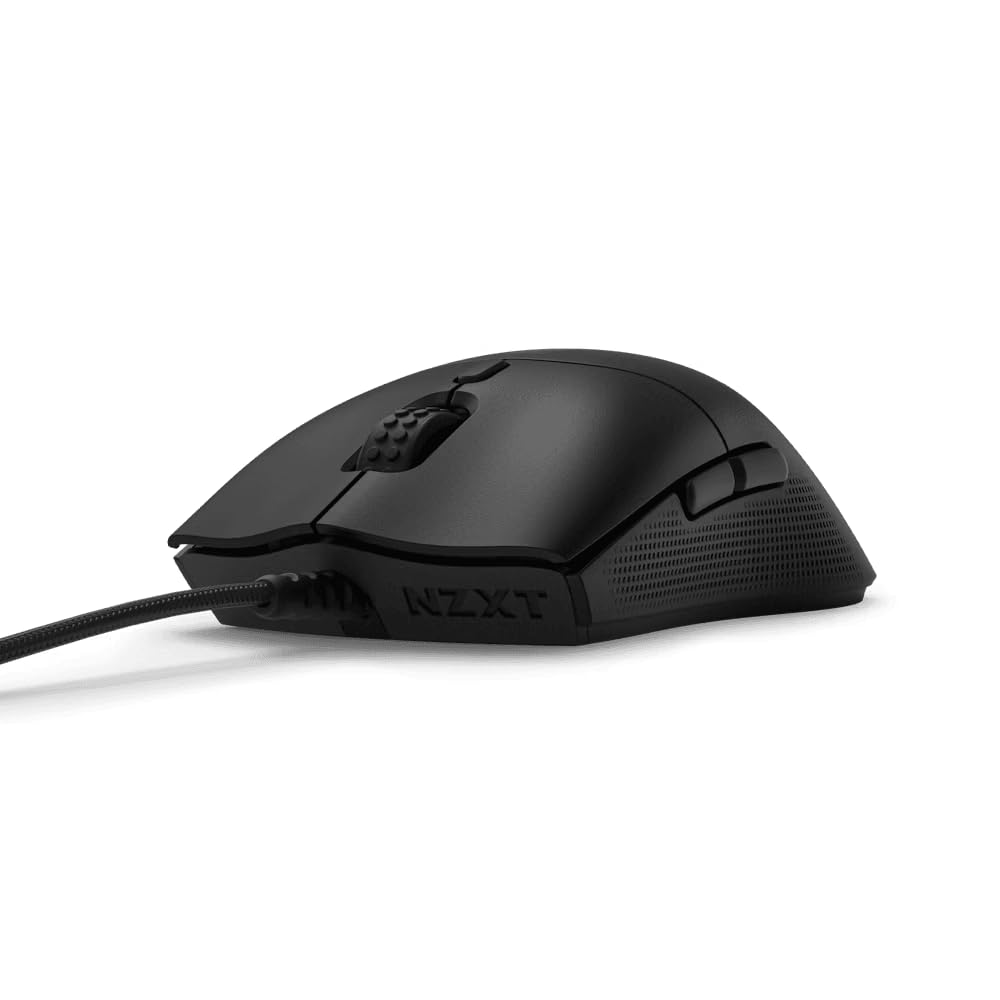 NZXT Lift 2 Symm Black Lightweight Wired Gaming Mouse with 8K Polling Rate, 26000 DPI Sensor, Symmetrical Design, Black (MS-001NB-03, MS0700)