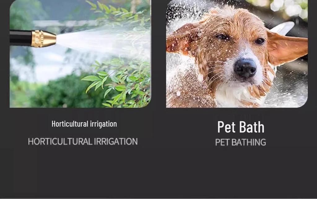 High-Pressure Soft Hose Spray Gun for Car Washing and Garden Watering