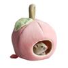 Small Animal for Apple Hammock Soft Bed Hideout Toy for Ferret Parrot Hamster Playing Swinging House Cage Decor X3UC